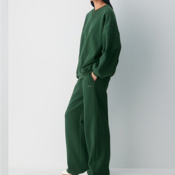 Aritzia Campus Green Sweater! New Mega Crew - Picture 3 of 5